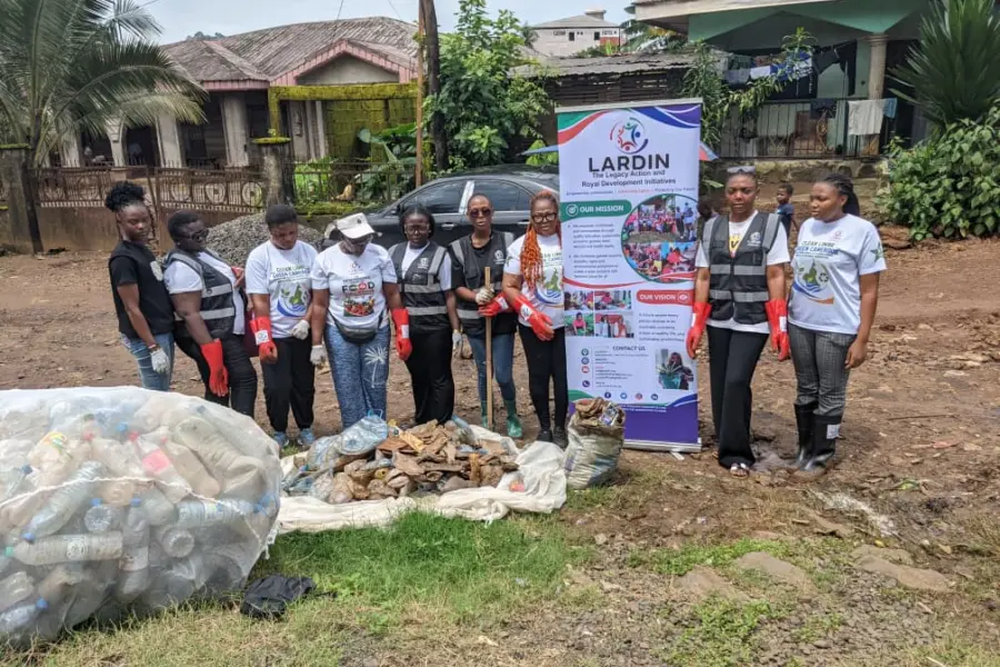 LARDIN Joins Keep Limbe Clean Wednesday with Voluntary Clean-up at Manaman Street, Newtown, Limbe, Cameroon