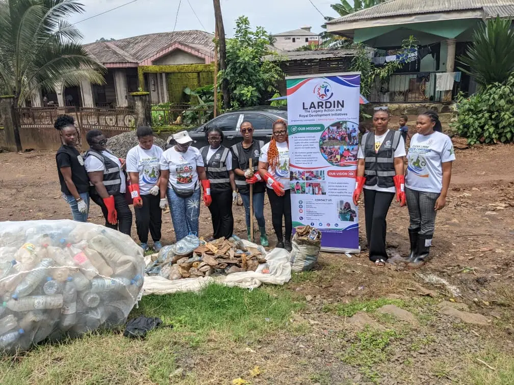 LARDIN Joins Keep Limbe Clean Wednesday with Voluntary Clean-up at Manaman Street, Newtown, Limbe, Cameroon
