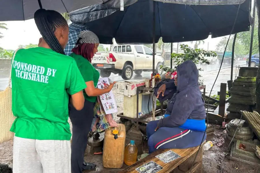 LARDIN In Collaboration With TechShare Drives Waste Management Sensitization at Ajakajo Street, Limbe