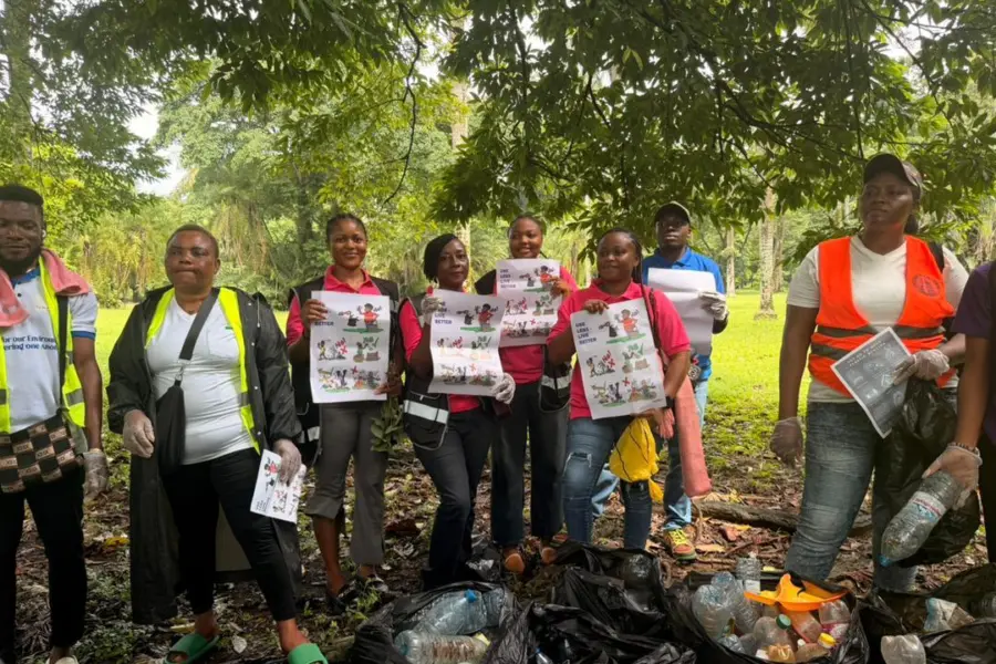 LARDIN Commemorates the International Day for Biological Diversity with a Cleanup at Limbe Botanical Garden